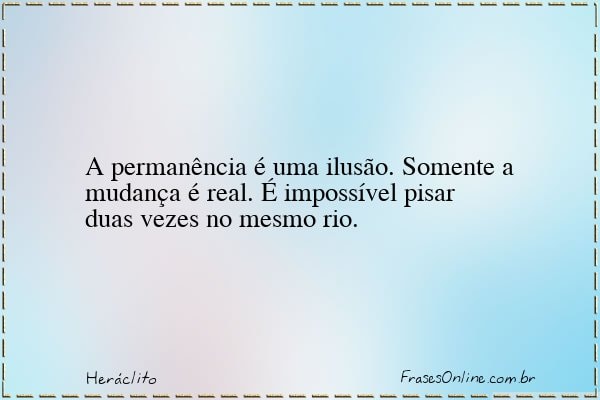 Frase de Heráclito