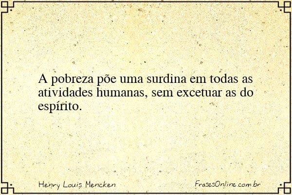 Frase de Henry Louis Mencken