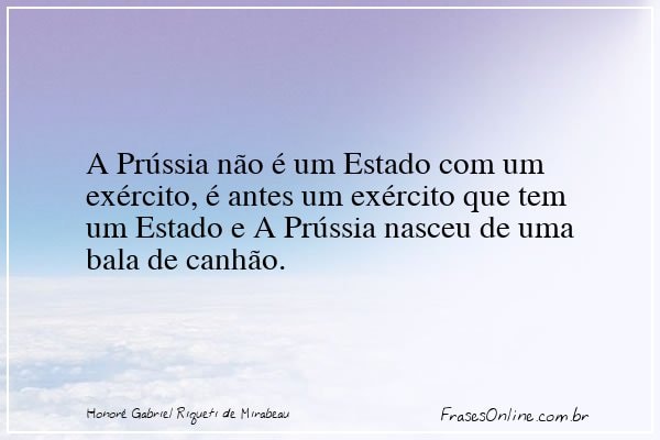 Frase de Honoré Gabriel Riqueti de Mirabeau