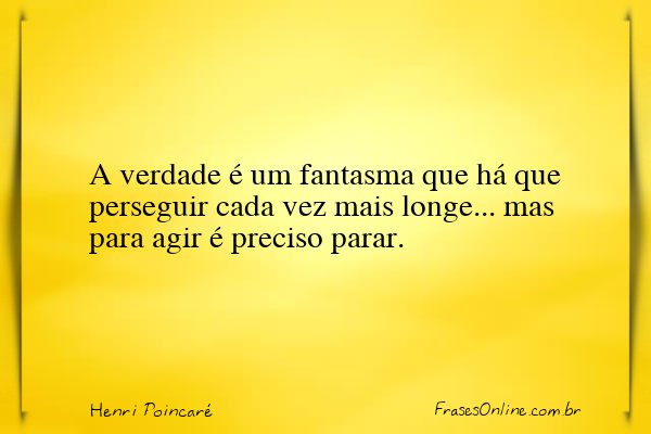 Frase de Henri Poincaré