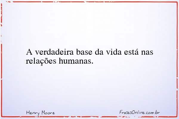 Frase de Henry Moore