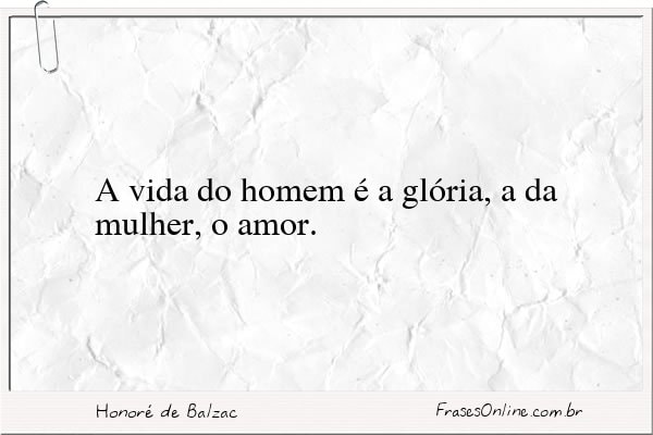Frase de Honoré de Balzac
