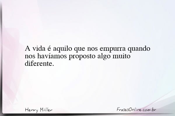Frase de Henry Miller