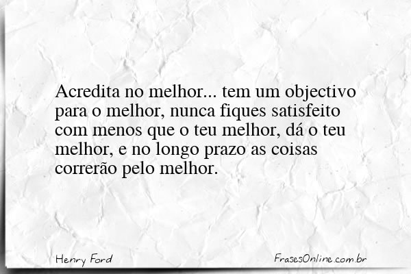 Frase de Henry Ford