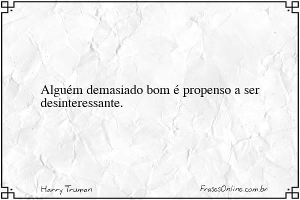 Frase de Harry Truman