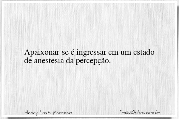 Frase de Henry Louis Mencken