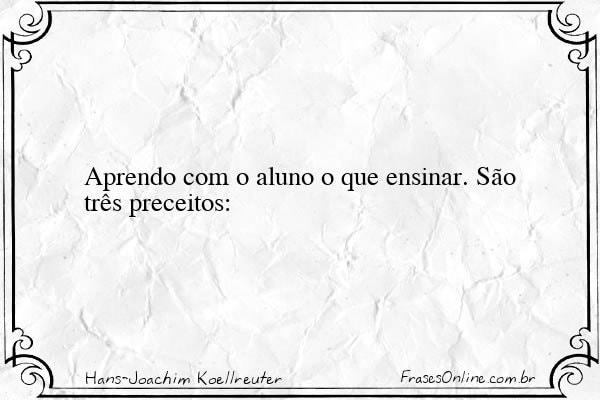 Frase de Hans-Joachim Koellreuter