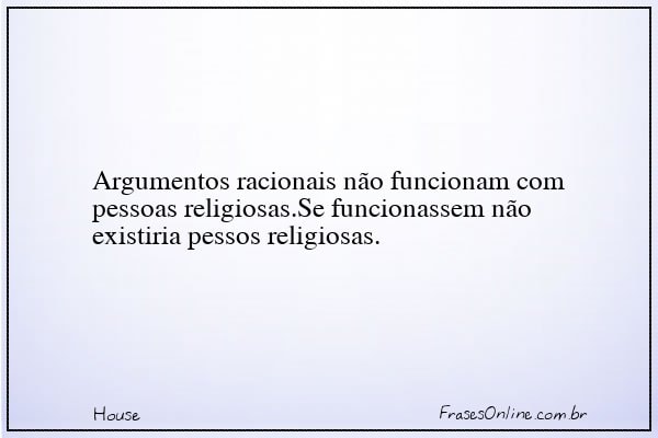 Frase de House