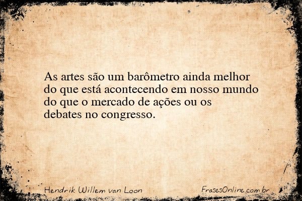 Frase de Hendrik Willem van Loon