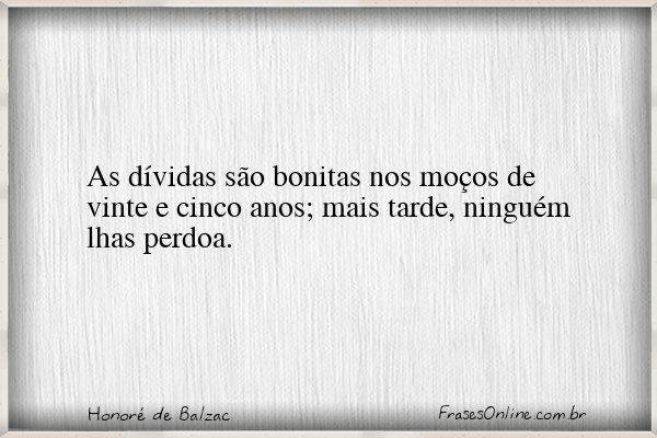 Frase de Honoré de Balzac