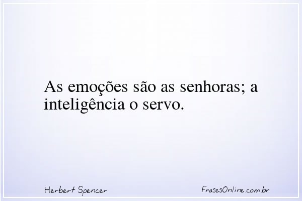 Frase de Herbert Spencer