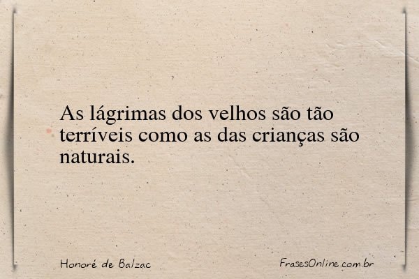 Frase de Honoré de Balzac