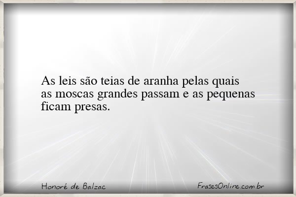 Frase de Honoré de Balzac
