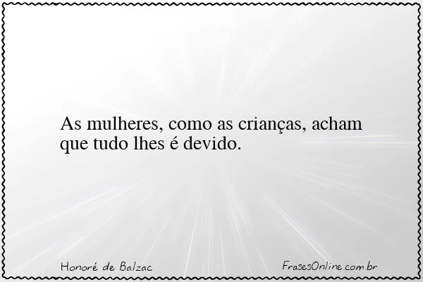 Frase de Honoré de Balzac
