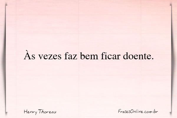 Frase de Henry Thoreau