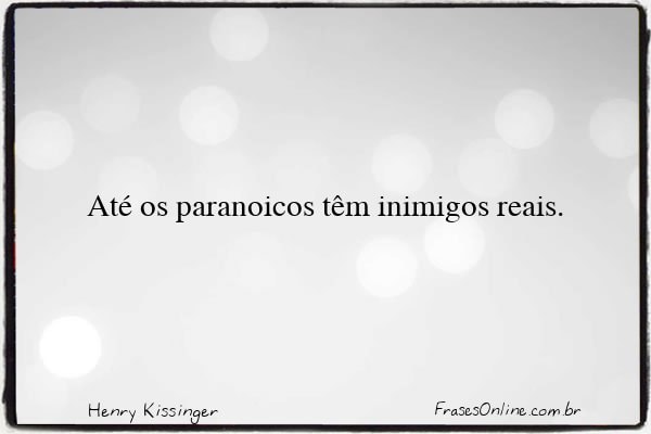 Frase de Henry Kissinger