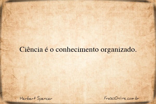 Frase de Herbert Spencer
