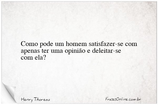 Frase de Henry Thoreau