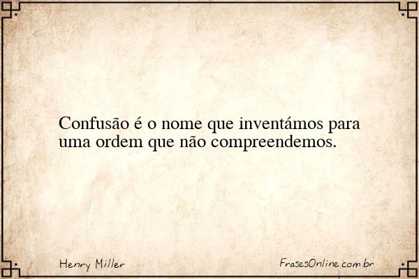 Frase de Henry Miller