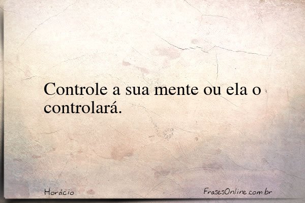 Frase de Horácio