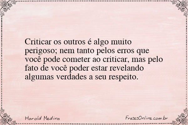 Frase de Harold Medina