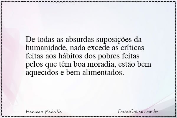 Frase de Herman Melville