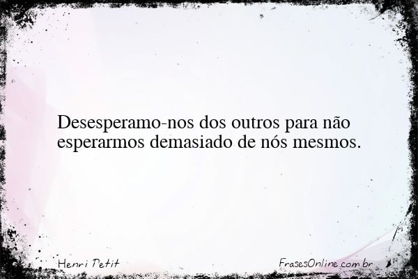 Frase de Henri Petit