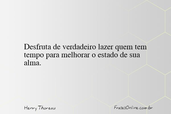 Frase de Henry Thoreau
