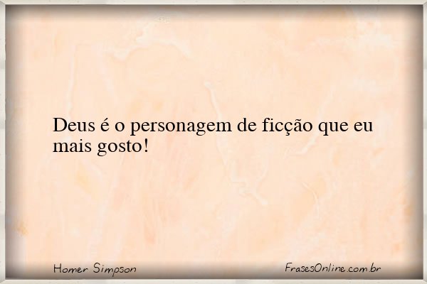 Frase de Homer Simpson