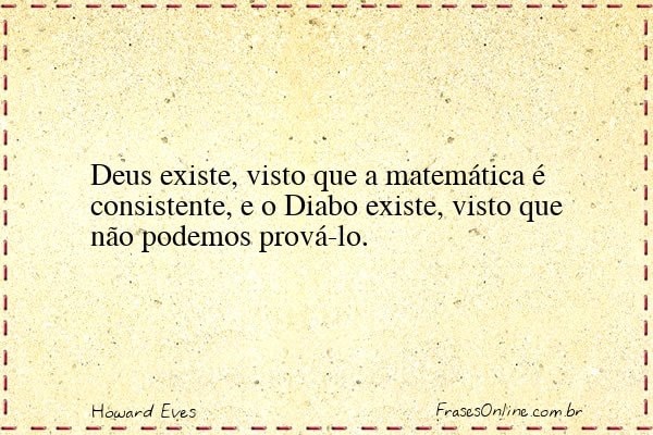 Frase de Howard Eves