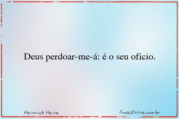 Frase de Heinrich Heine