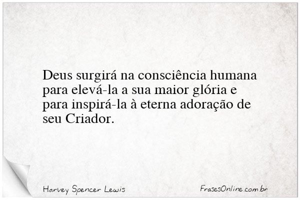Frase de Harvey Spencer Lewis