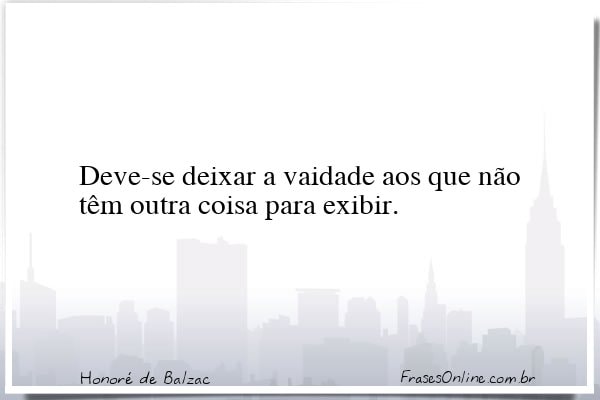 Frase de Honoré de Balzac