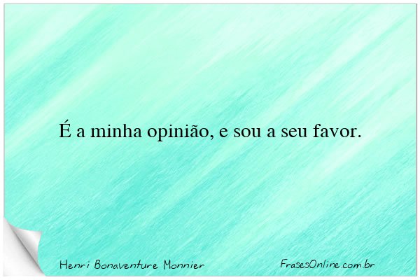 Frase de Henri Bonaventure Monnier