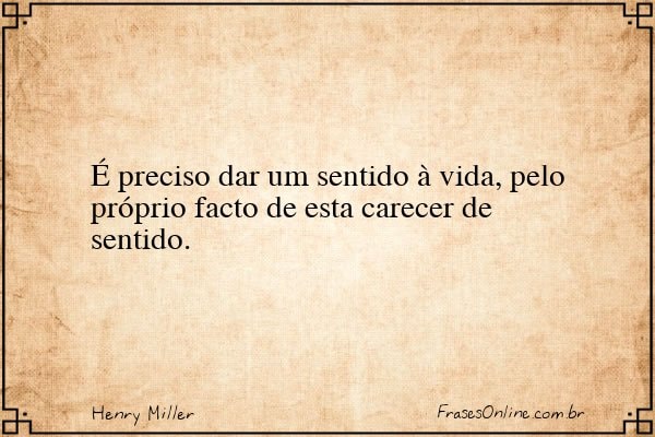 Frase de Henry Miller