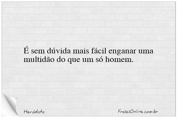 Frase de Heródoto