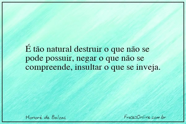 Frase de Honoré de Balzac