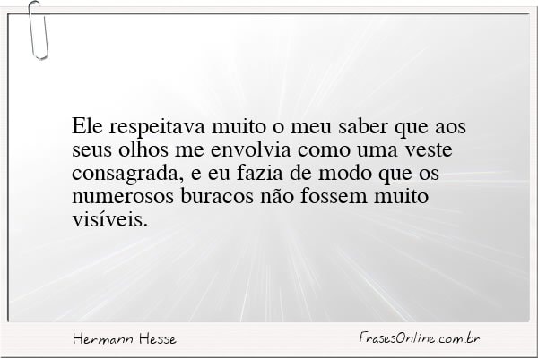 Frase de Hermann Hesse