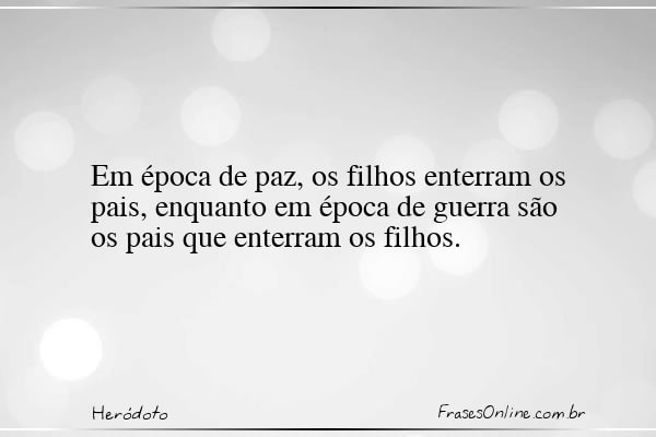 Frase de Heródoto