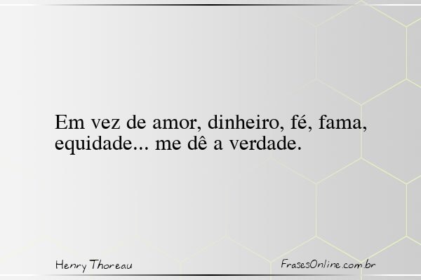 Frase de Henry Thoreau