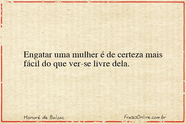 Frase de Honoré de Balzac