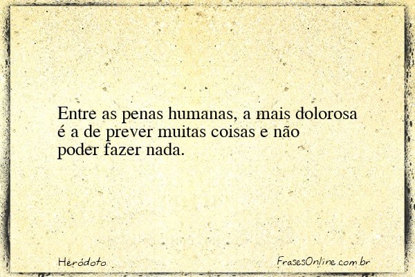 Frase de Heródoto