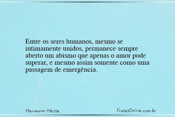 Frase de Hermann Hesse