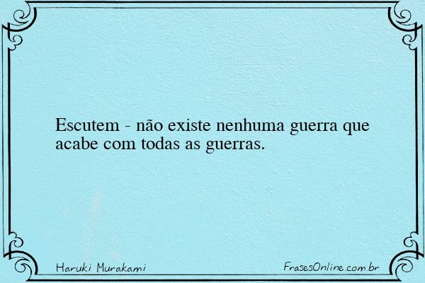 Frase de Haruki Murakami