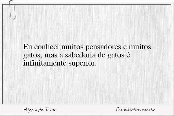 Frase de Hippolyte Taine