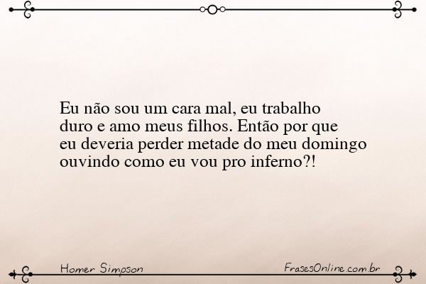 Frase de Homer Simpson