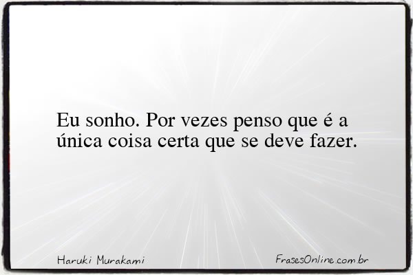 Frase de Haruki Murakami