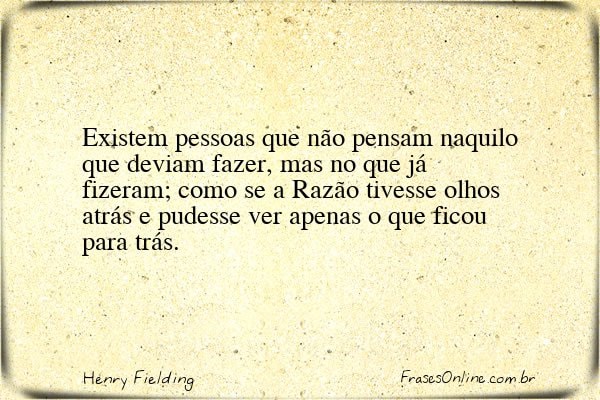 Frase de Henry Fielding