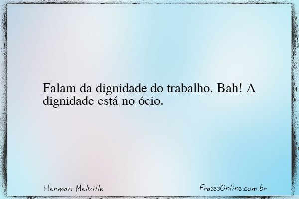 Frase de Herman Melville