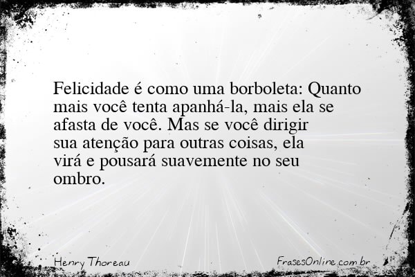 Frase de Henry Thoreau